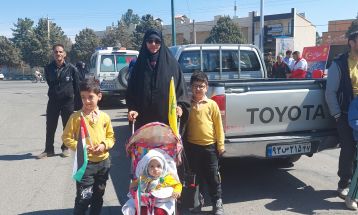 خروش دلیجانی‌ها در حمایت از مردم فلسطین
