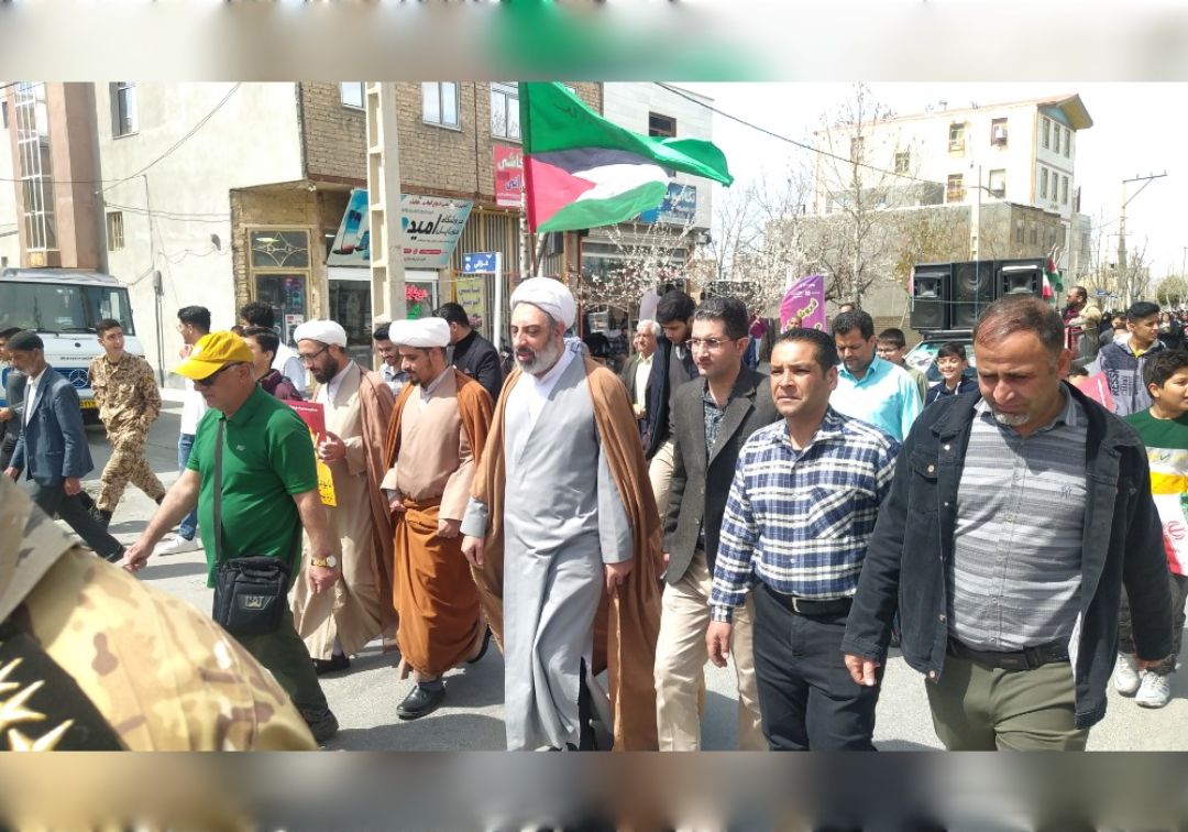 راهپیمایی باشکوه روز قدس در خنداب