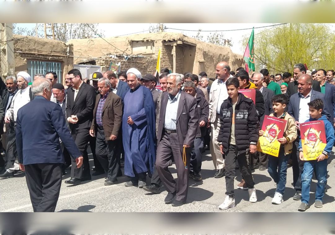 راهپیمایی باشکوه روز قدس در خنداب