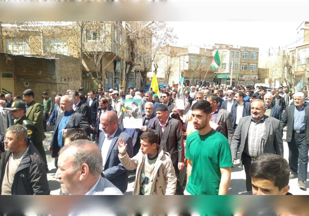 راهپیمایی باشکوه روز قدس در خنداب