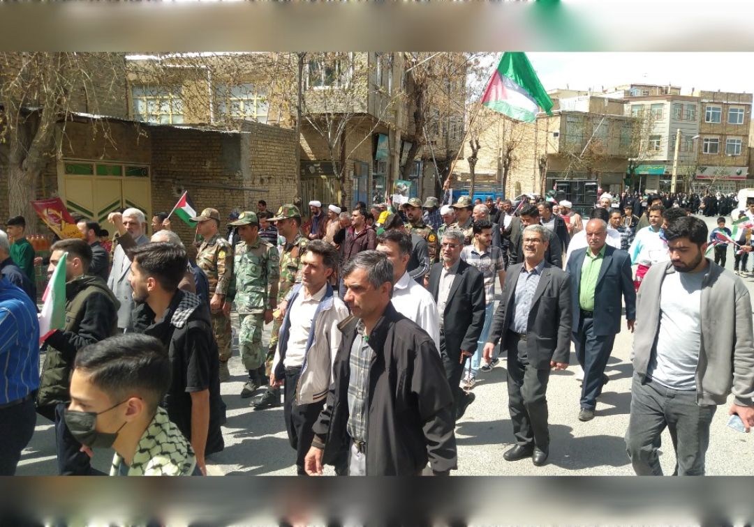 راهپیمایی باشکوه روز قدس در خنداب