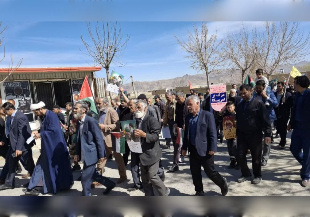 راهپیمایی روز قدس در روستاهای خنداب