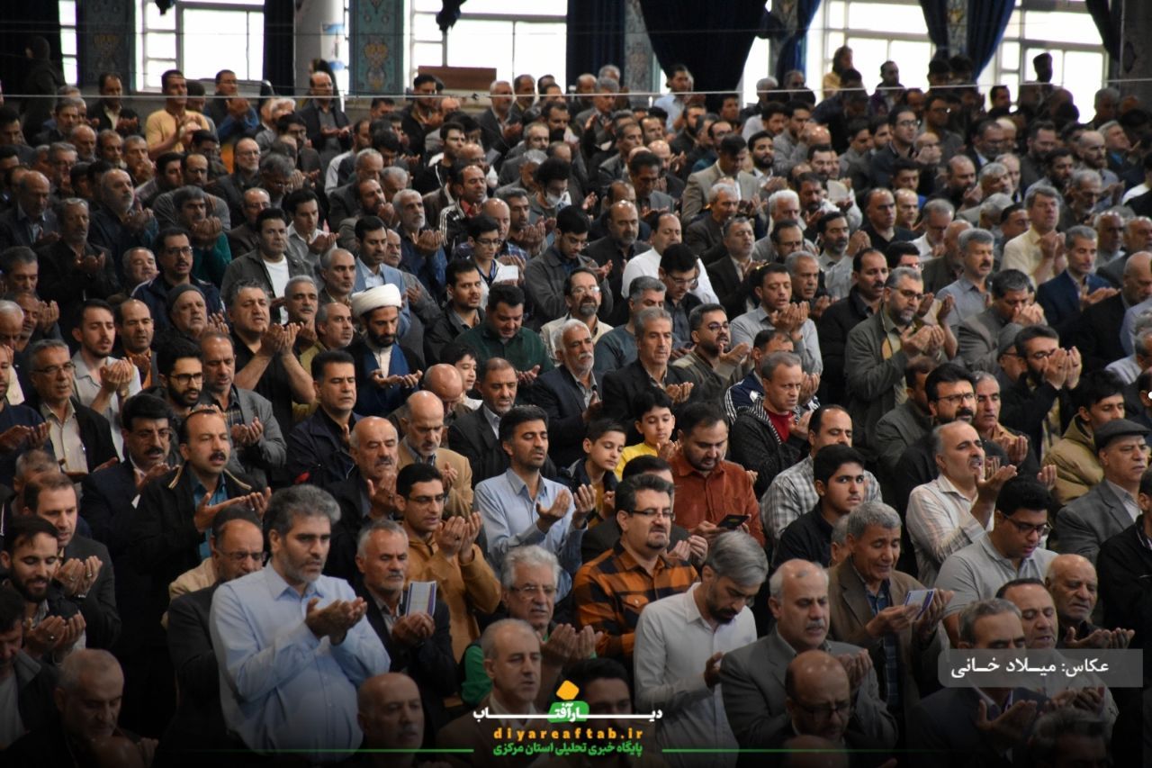 شکوه حضور مردم اراک در نماز عید فطر