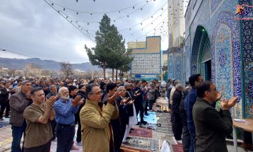اقامه نماز عید فطر در تفرش