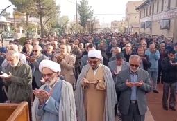 اقامه نماز باشکوه عید فطر در پرندک