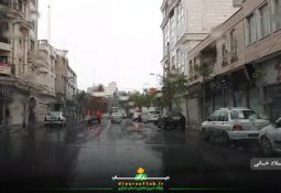 بارش باران بهاری در اراک
