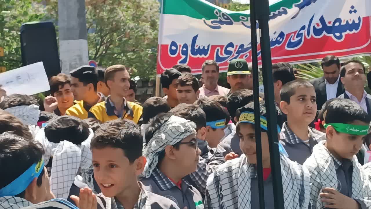 اجتماع آینده‌سازان ساوجی در حمایت از مردم غزه