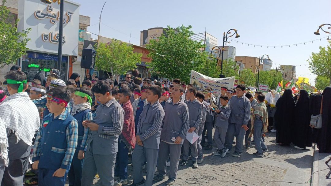 اجتماع آینده‌سازان ساوجی در حمایت از مردم غزه