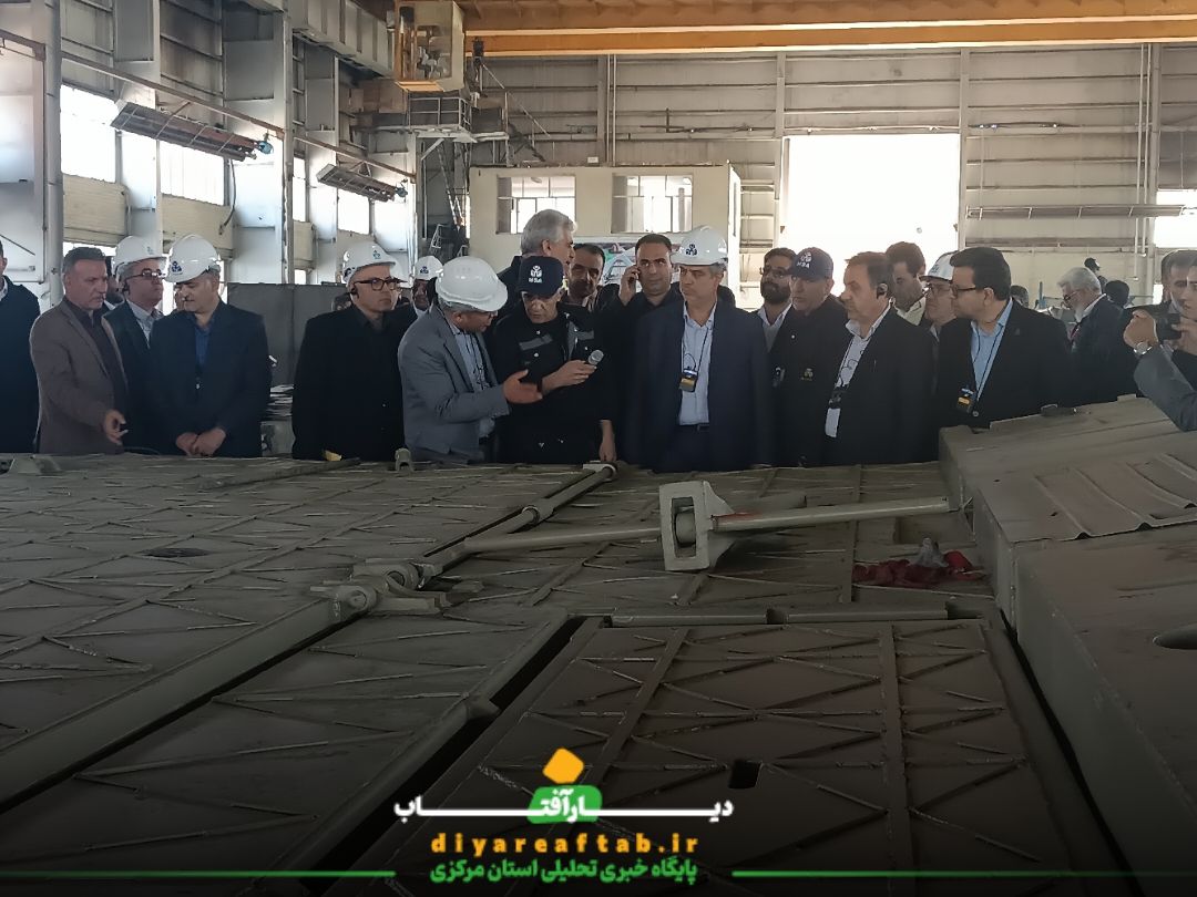 بازدید استاندار مرکزی از ماشین‌سازی