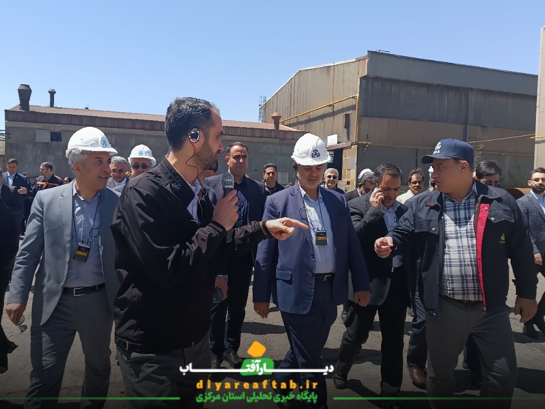 بازدید استاندار مرکزی از ماشین‌سازی