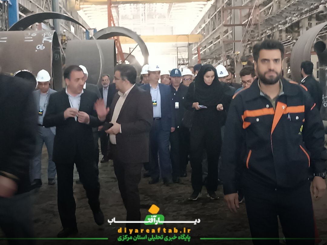 بازدید استاندار مرکزی از ماشین‌سازی