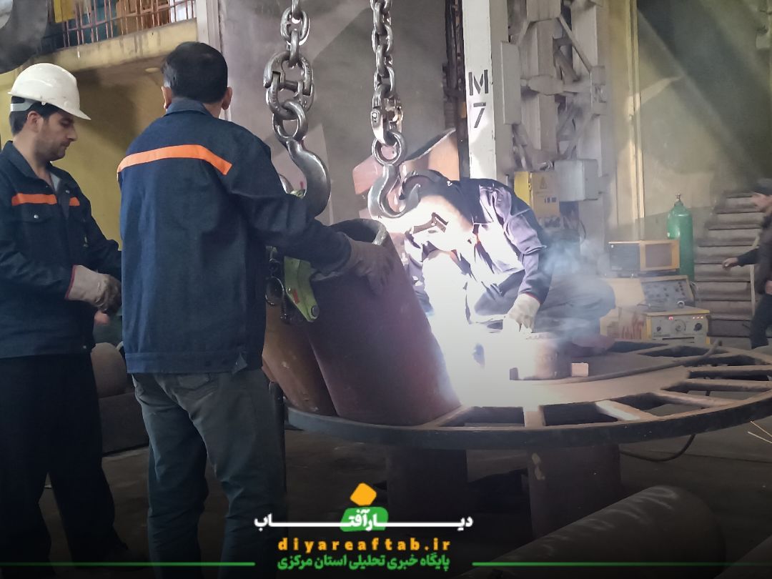 بازدید استاندار مرکزی از ماشین‌سازی