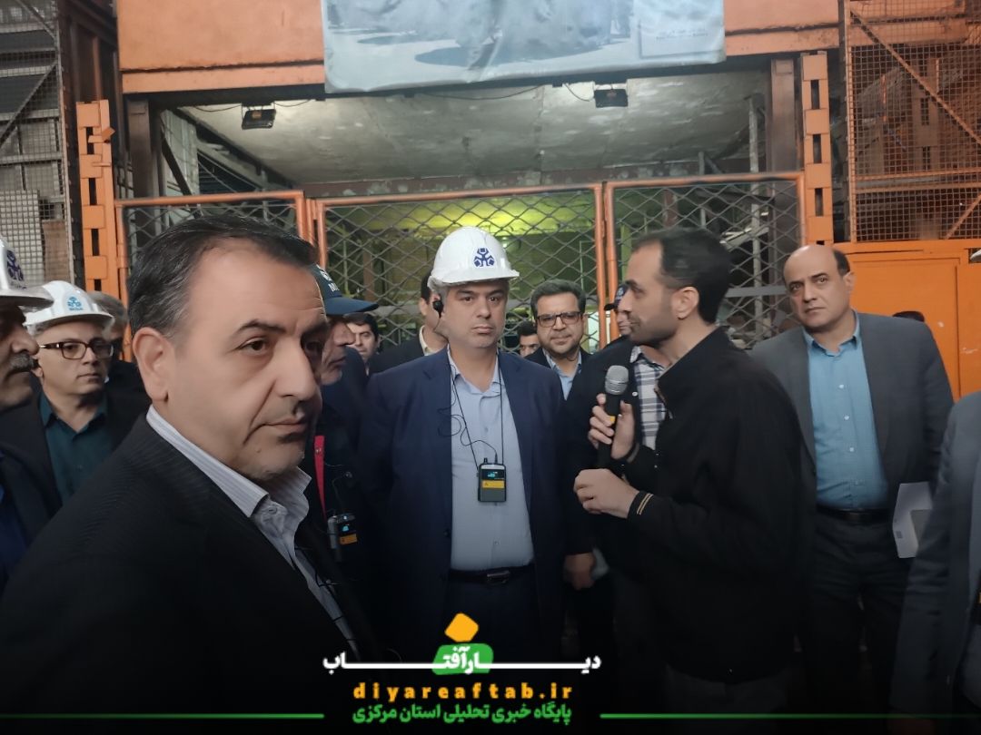 بازدید استاندار مرکزی از ماشین‌سازی
