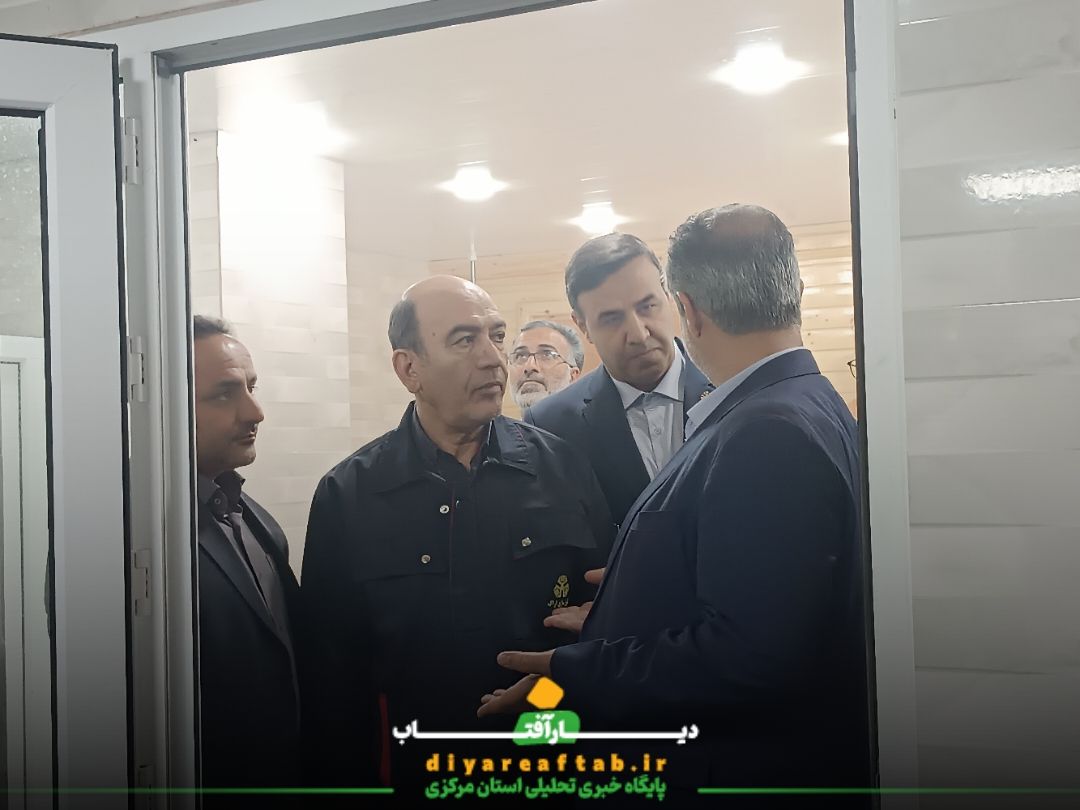 بازدید استاندار مرکزی از ماشین‌سازی