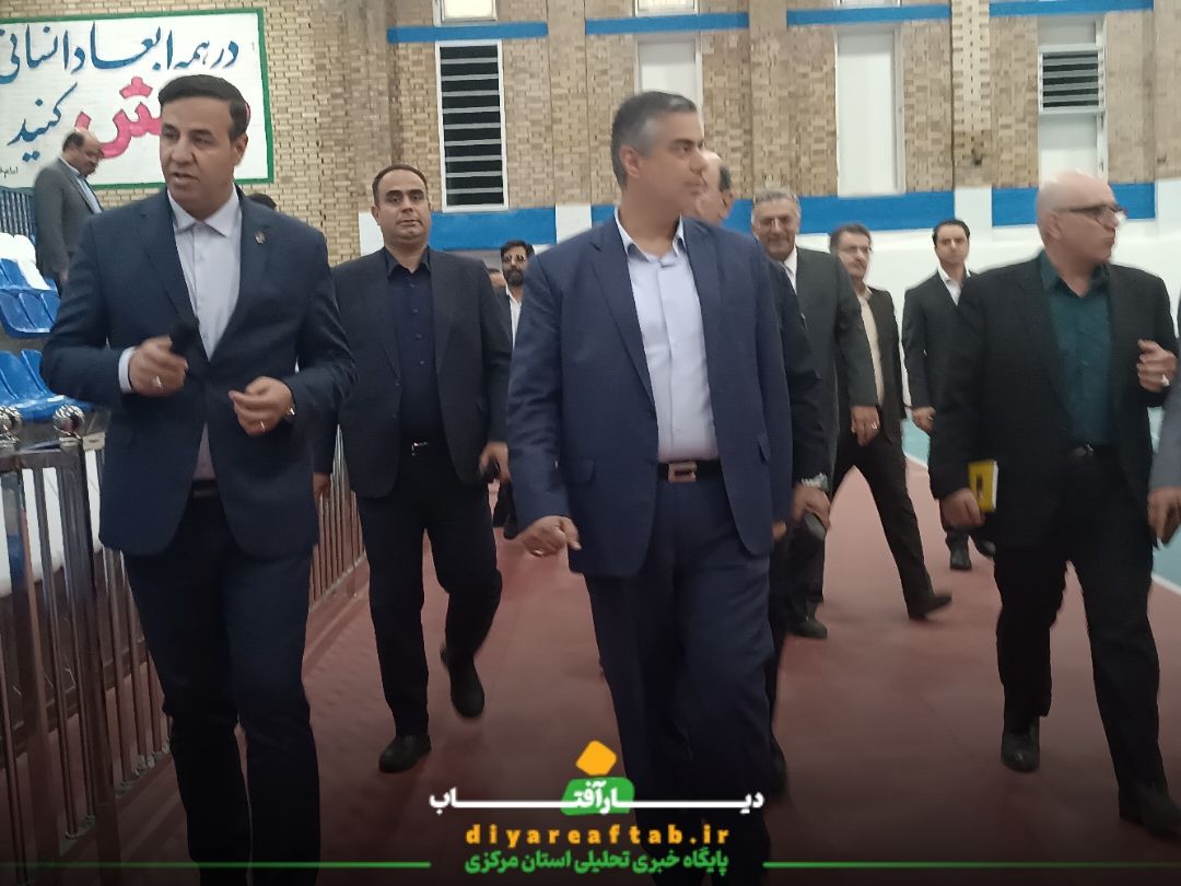 بازدید استاندار مرکزی از ماشین‌سازی