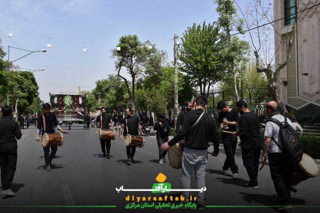 کاروان عزاداری شهادت امام صادق (ع) در اراک