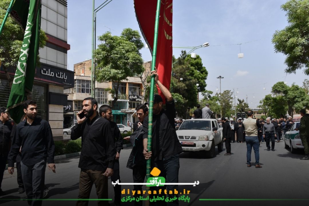 کاروان عزاداری شهادت امام صادق (ع) در اراک
