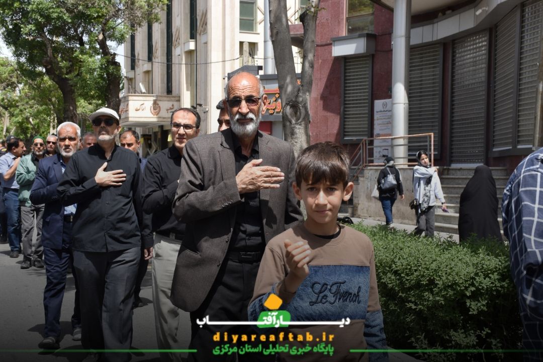 کاروان عزاداری شهادت امام صادق (ع) در اراک