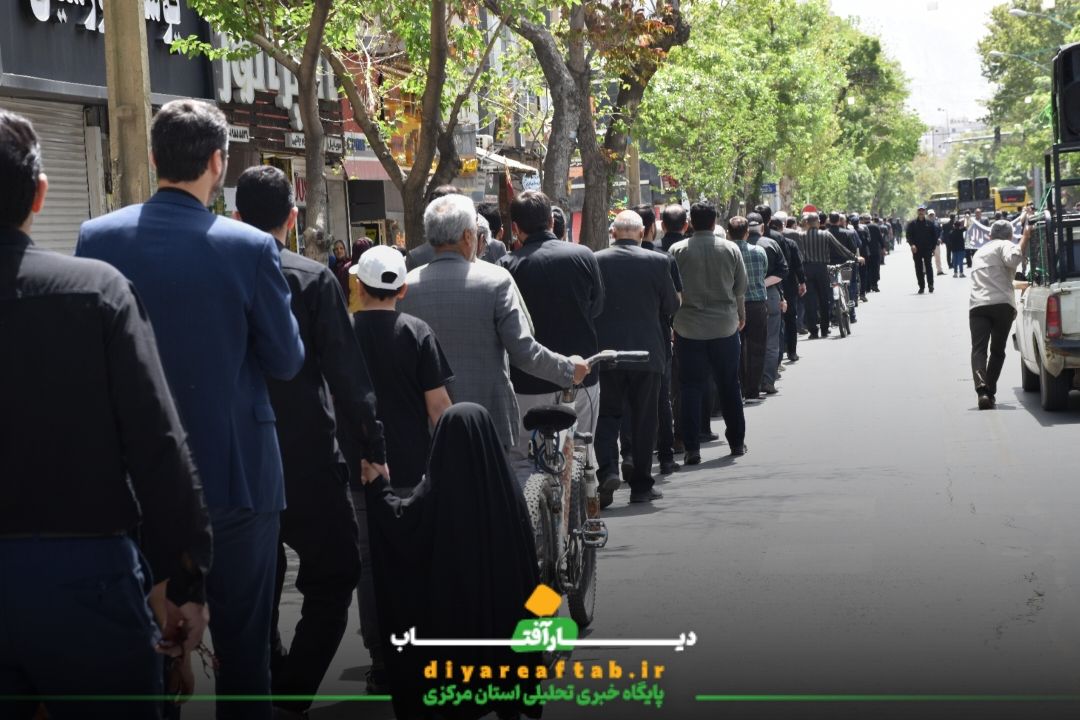 کاروان عزاداری شهادت امام صادق (ع) در اراک