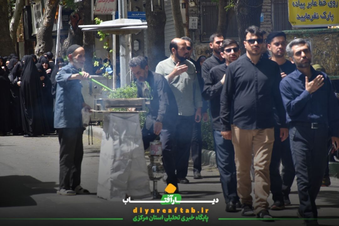 کاروان عزاداری شهادت امام صادق (ع) در اراک
