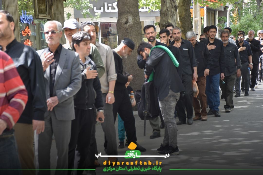 کاروان عزاداری شهادت امام صادق (ع) در اراک