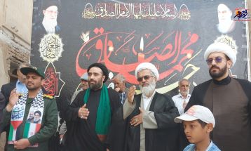 مراسم عزاداری شهادت امام صادق (ع) در تفرش