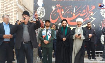 مراسم عزاداری شهادت امام صادق (ع) در تفرش