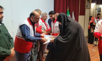 گرامیداشت هفته هلال احمر در تفرش