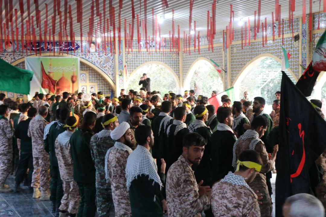 آئین بدرقه کاروان دو امدادی در ساوه
