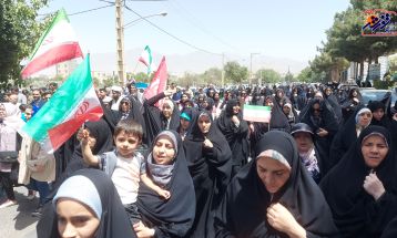 راهپیمایی خشم و نصر در تفرش