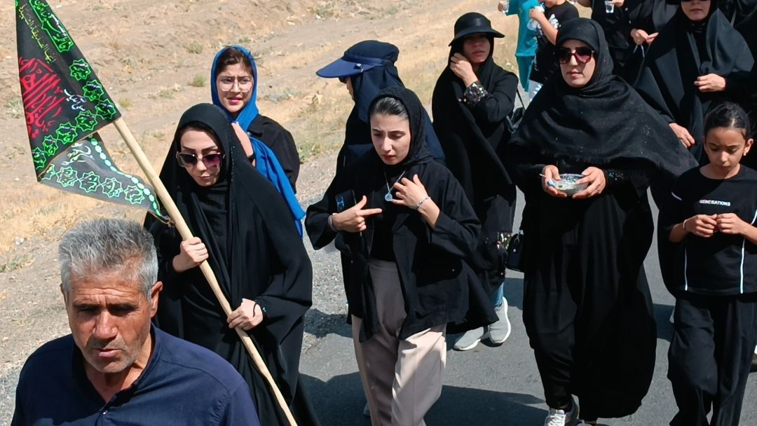 قدم‌هایی در مسیر عشق حسینی در کمیجان