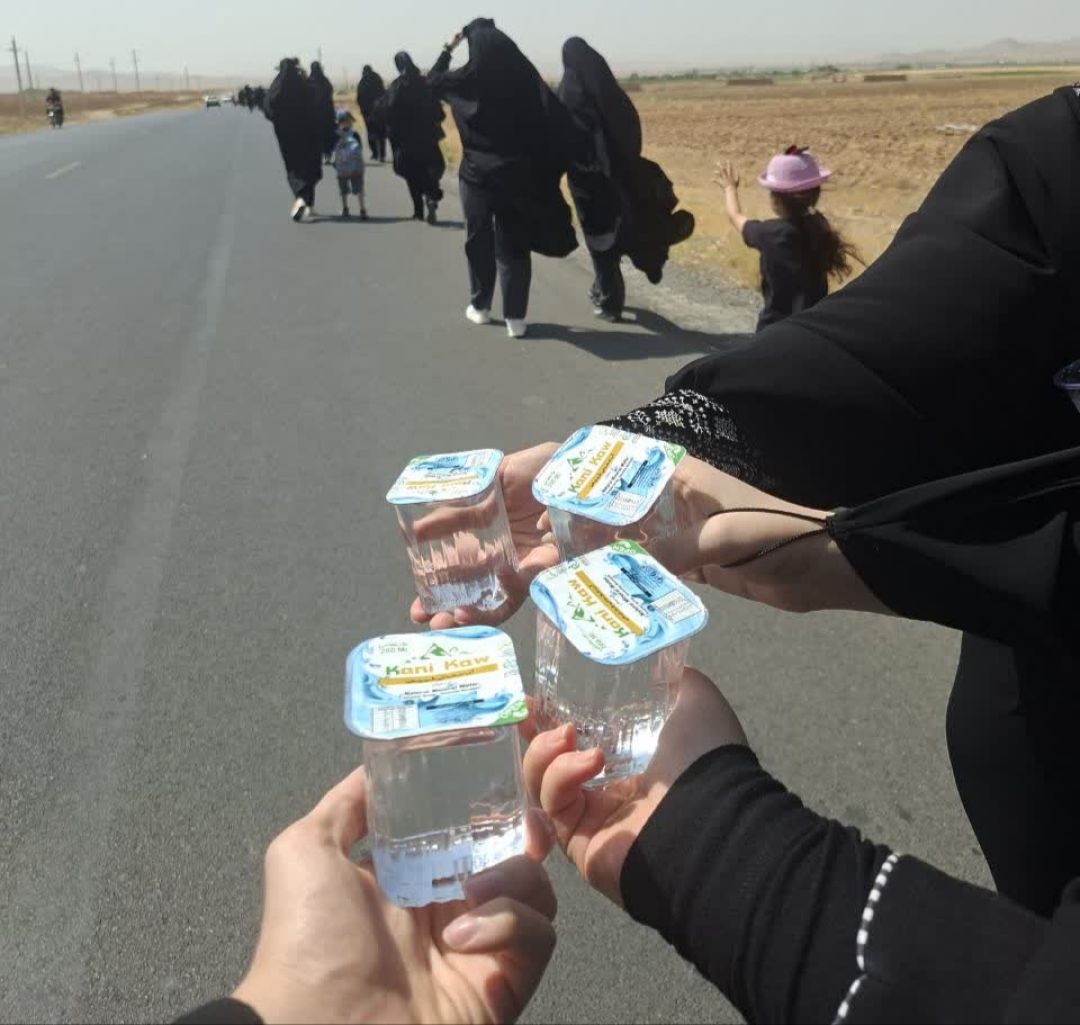 قدم‌هایی در مسیر عشق حسینی در کمیجان