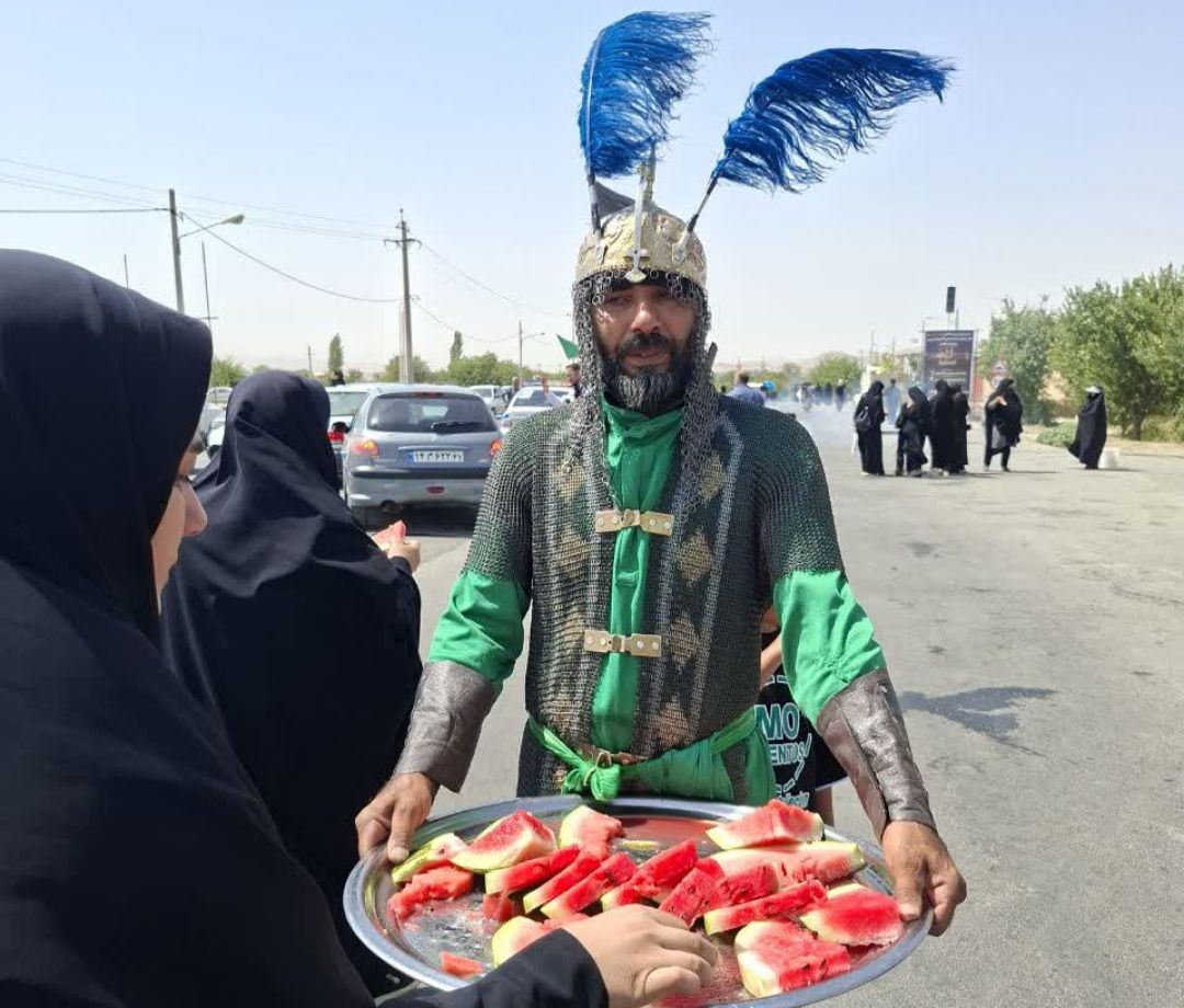 قدم‌هایی در مسیر عشق حسینی در کمیجان