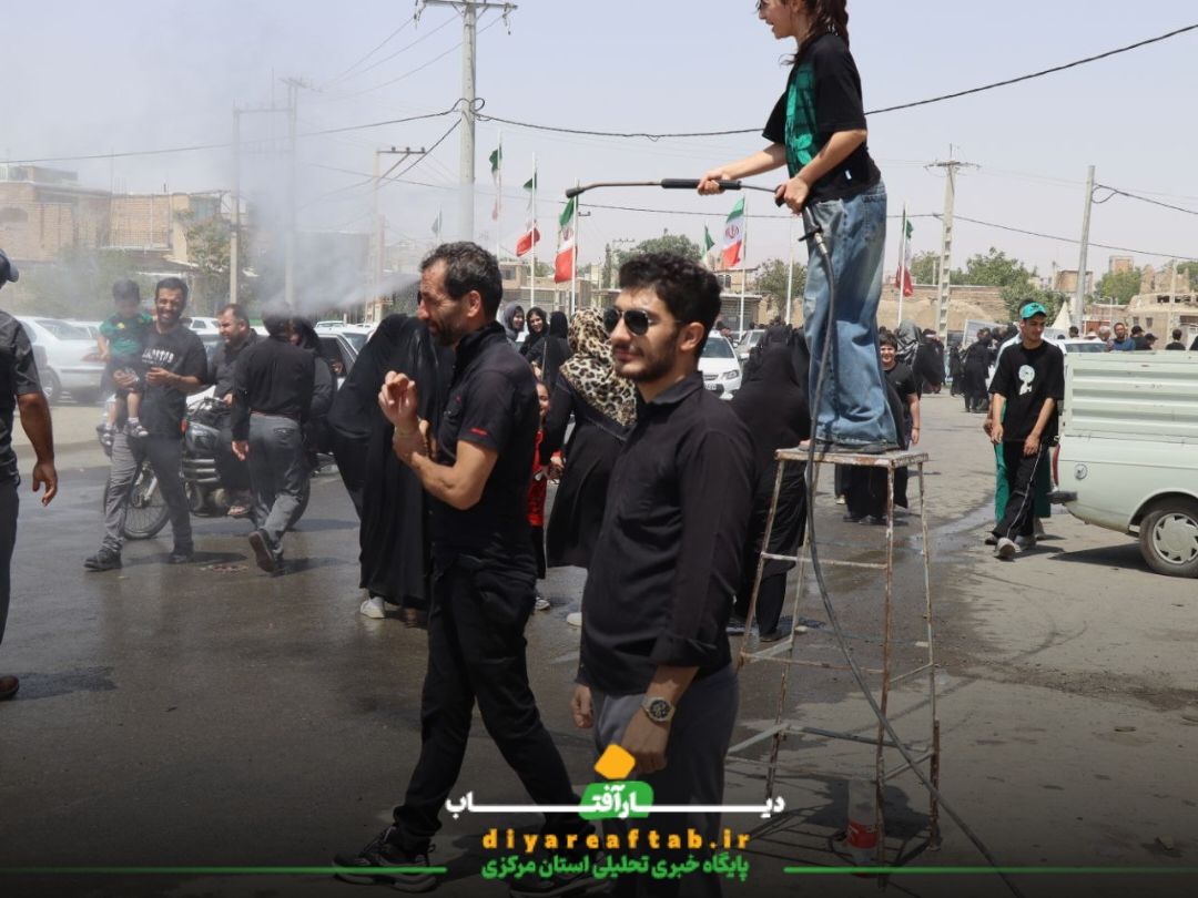 مراسم پیاده‌روی دلدادگان امام حسین (ع) در خمین