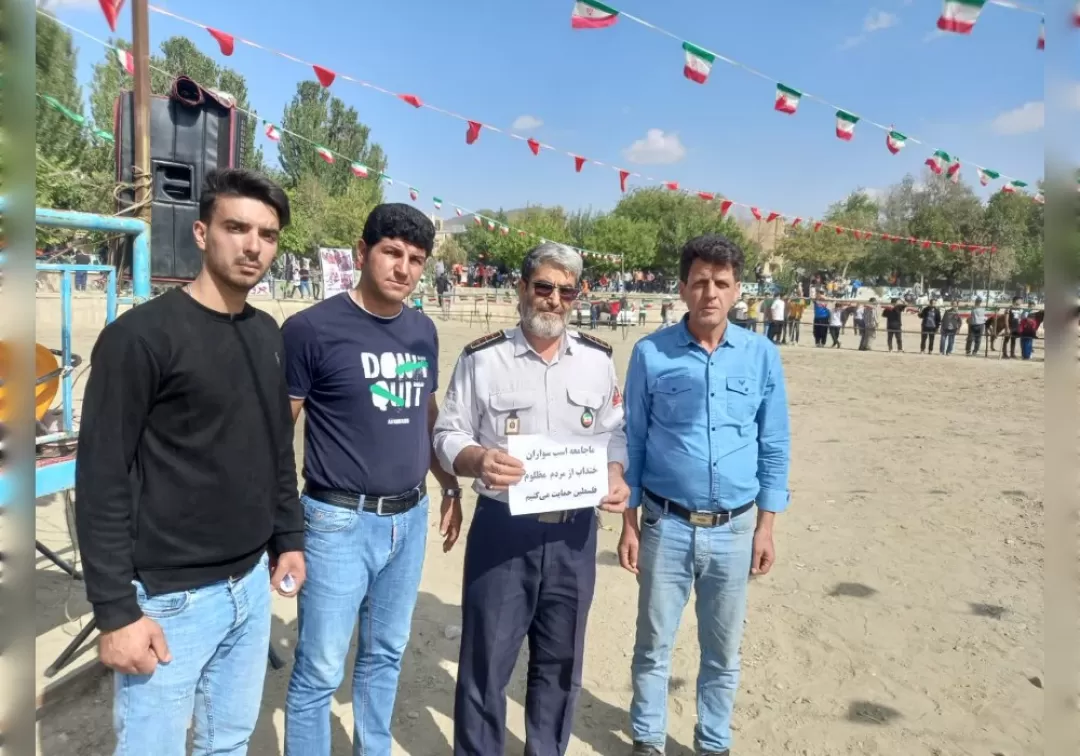 همایش سوارکاری در خنداب برگزار شد