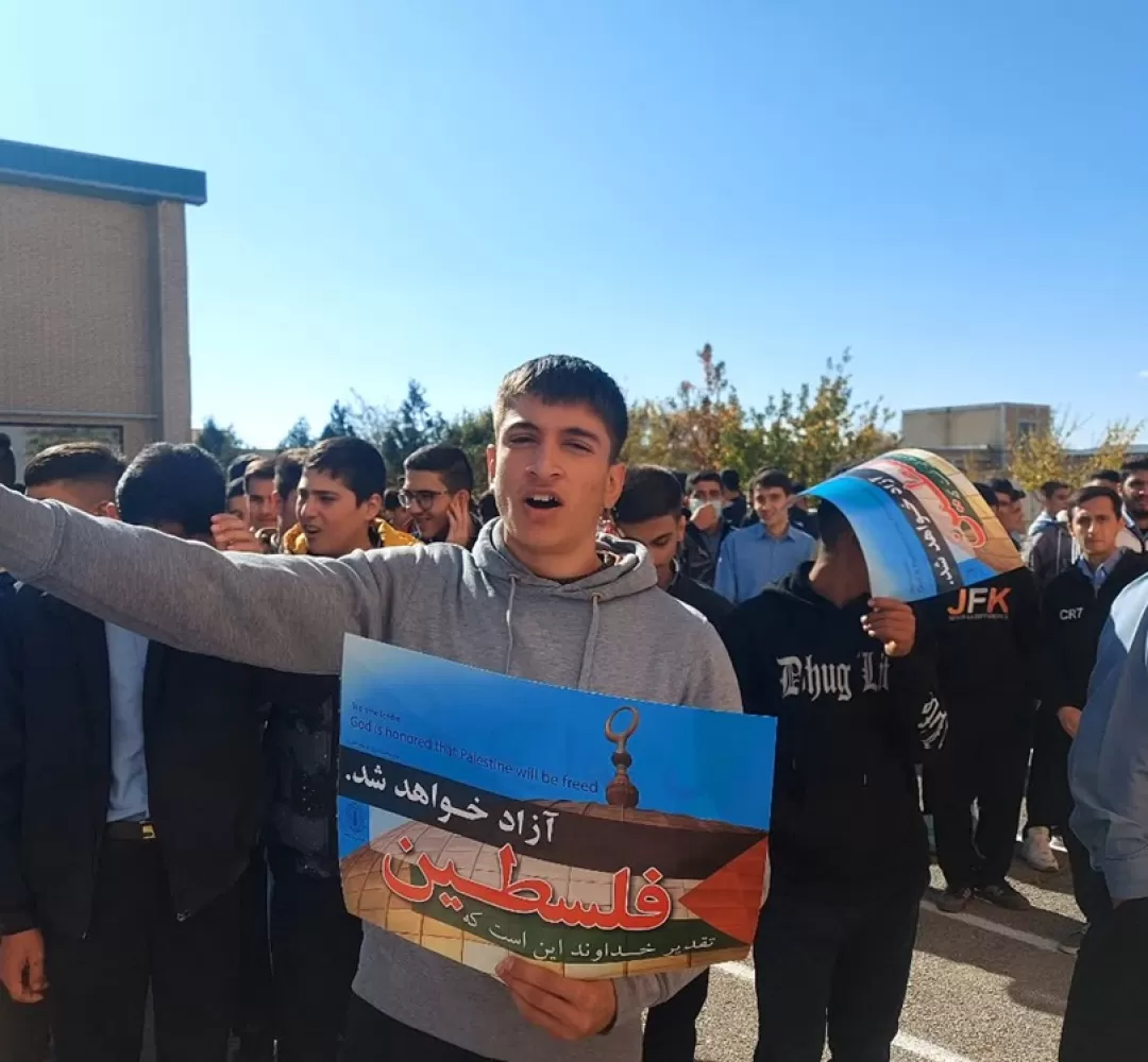 فریاد فراهانیها در حمایت از کودکان غزه