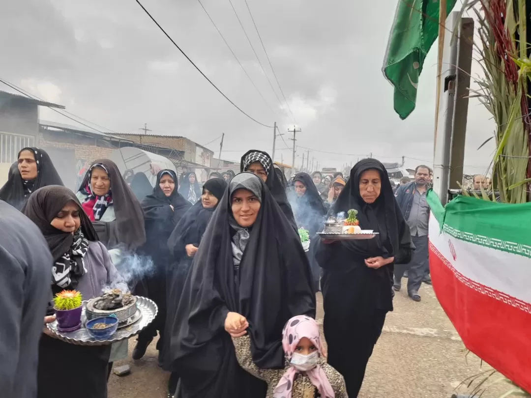 خنجین بوی عطر کربلا گرفت