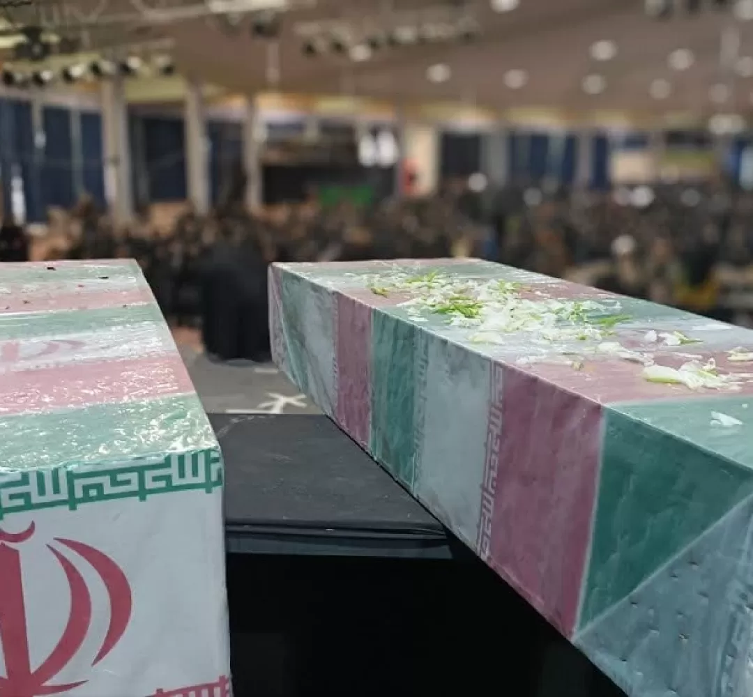 تشییع شهدای گمنام در مصلای بیتالمقدس اراک
