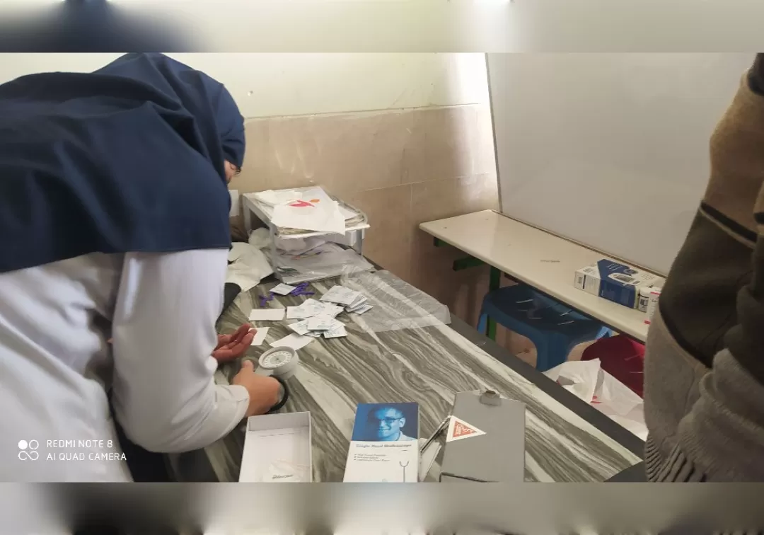 حضور پزشکان متخصص جهادگر در روستاهای خنداب