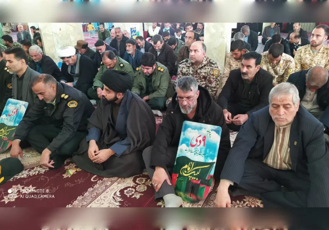 مراسم 9 دی در خنداب برگزار شد