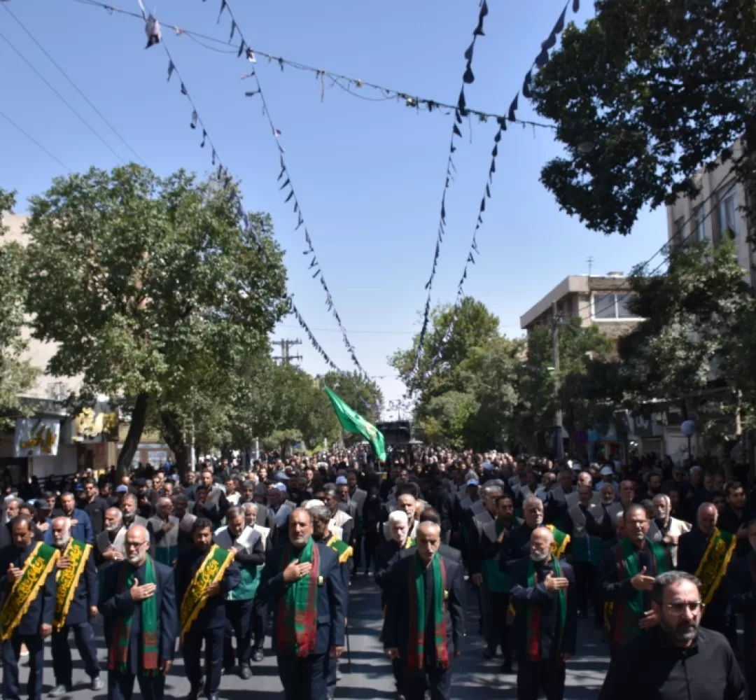 تجمع عزاداران رضوی در اراک
