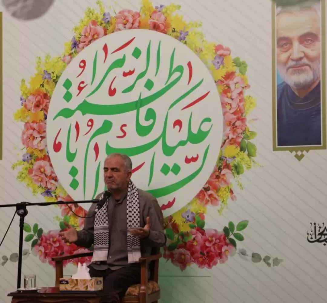 مراسم یادبود سالگرد شهید سلیمانی در سنجان