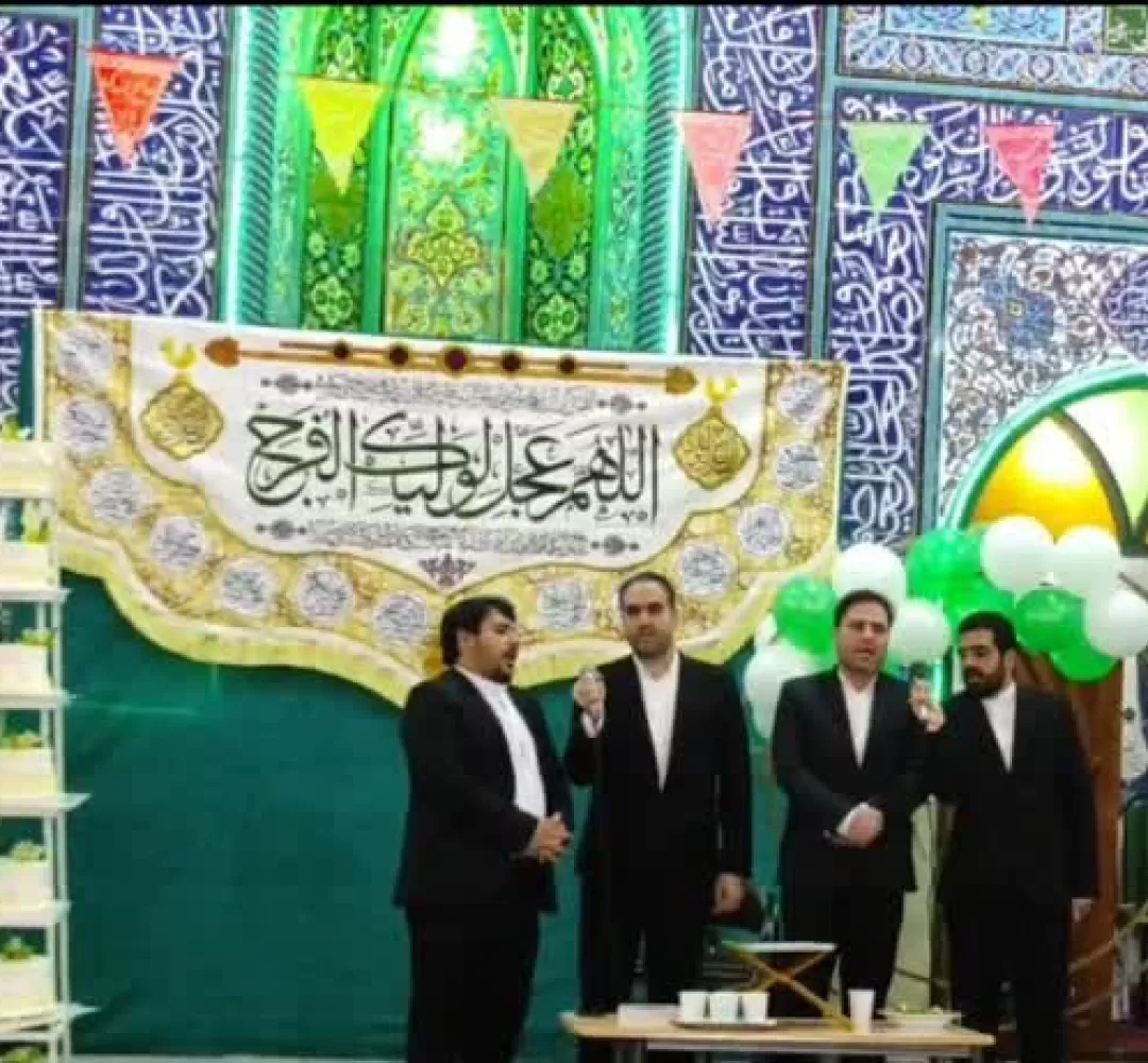 اجرای گروه تواشیح میعاد در ساوه