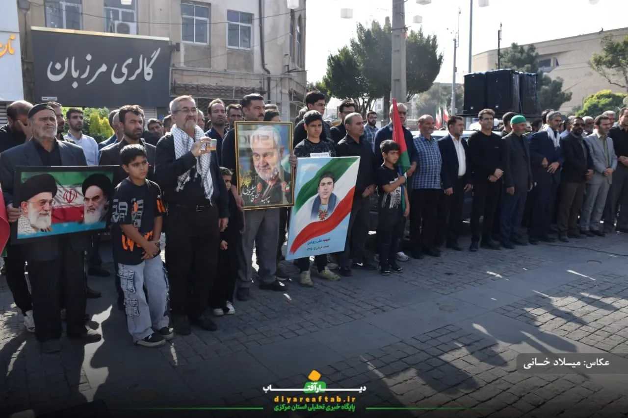 تشییع پیکر جانباز شهید «اسماعیل روشن» در اراک