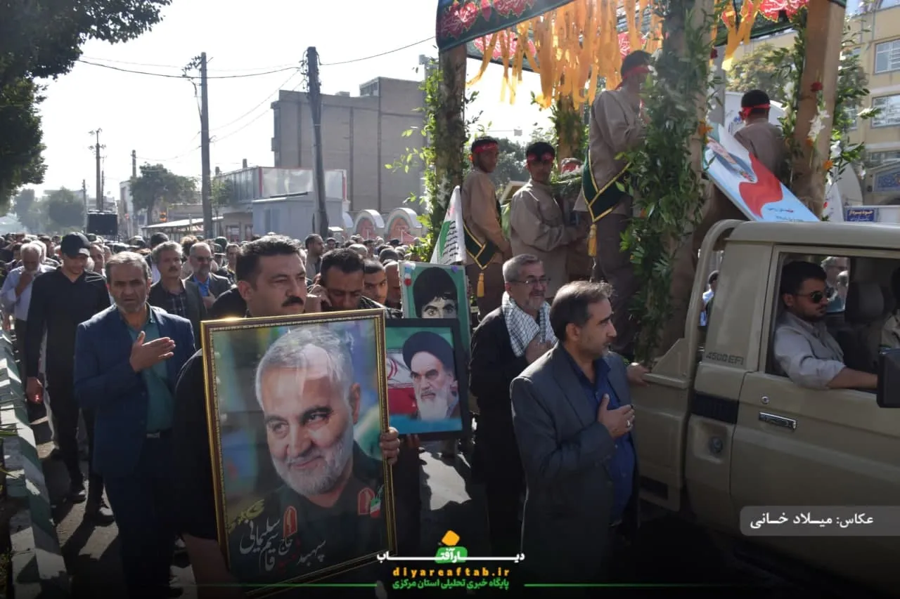 تشییع پیکر جانباز شهید «اسماعیل روشن» در اراک
