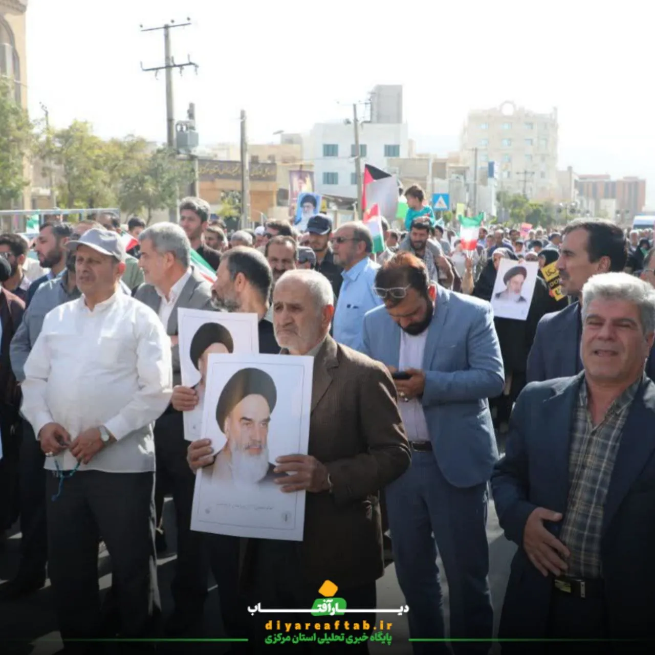راهپیمایی جمعه‌های خشم در کلانشهر اراک برگزار شد
