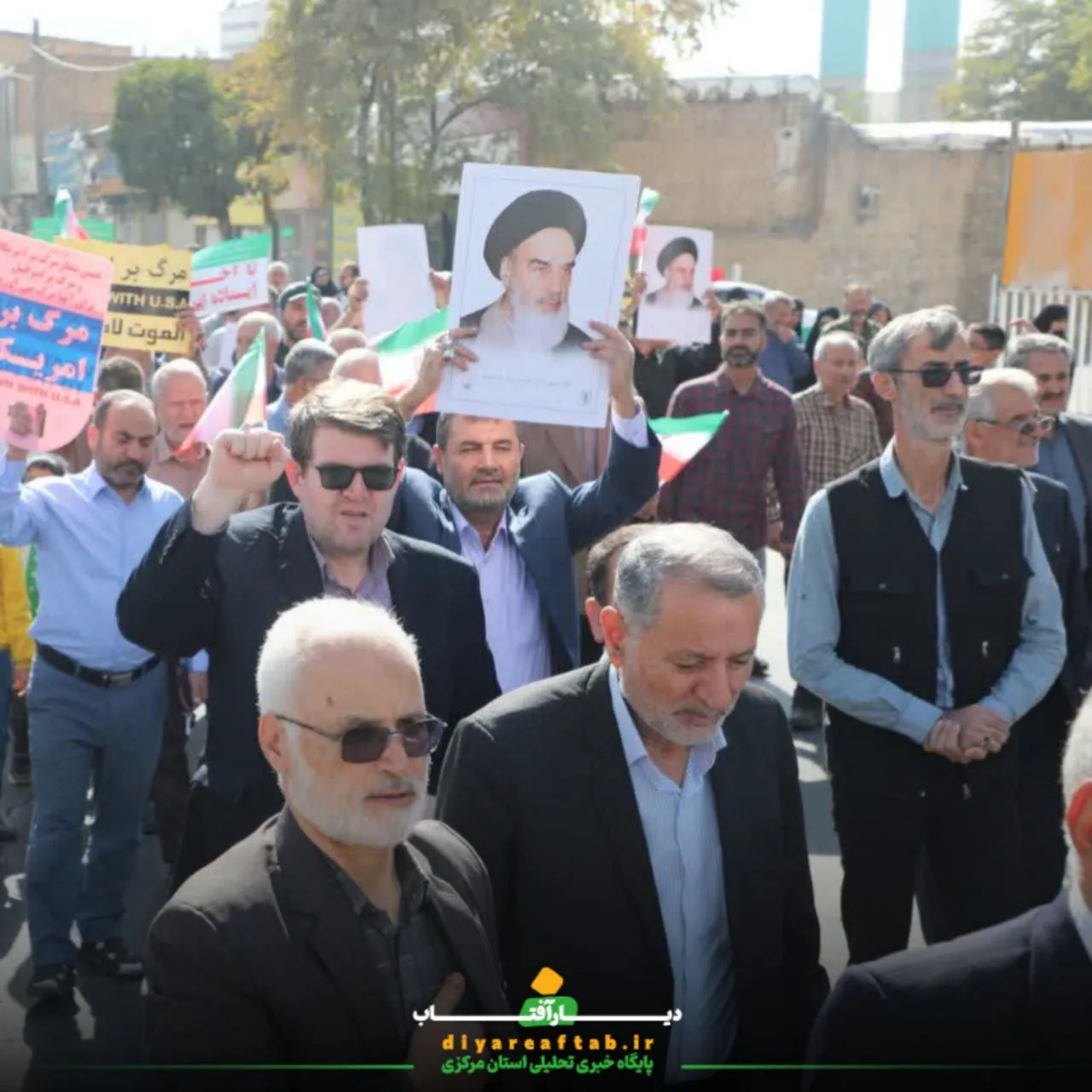 راهپیمایی جمعه‌های خشم در کلانشهر اراک برگزار شد