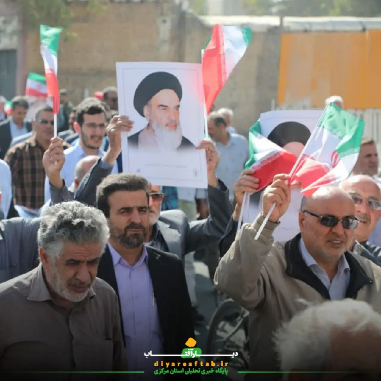 راهپیمایی جمعه‌های خشم در کلانشهر اراک برگزار شد