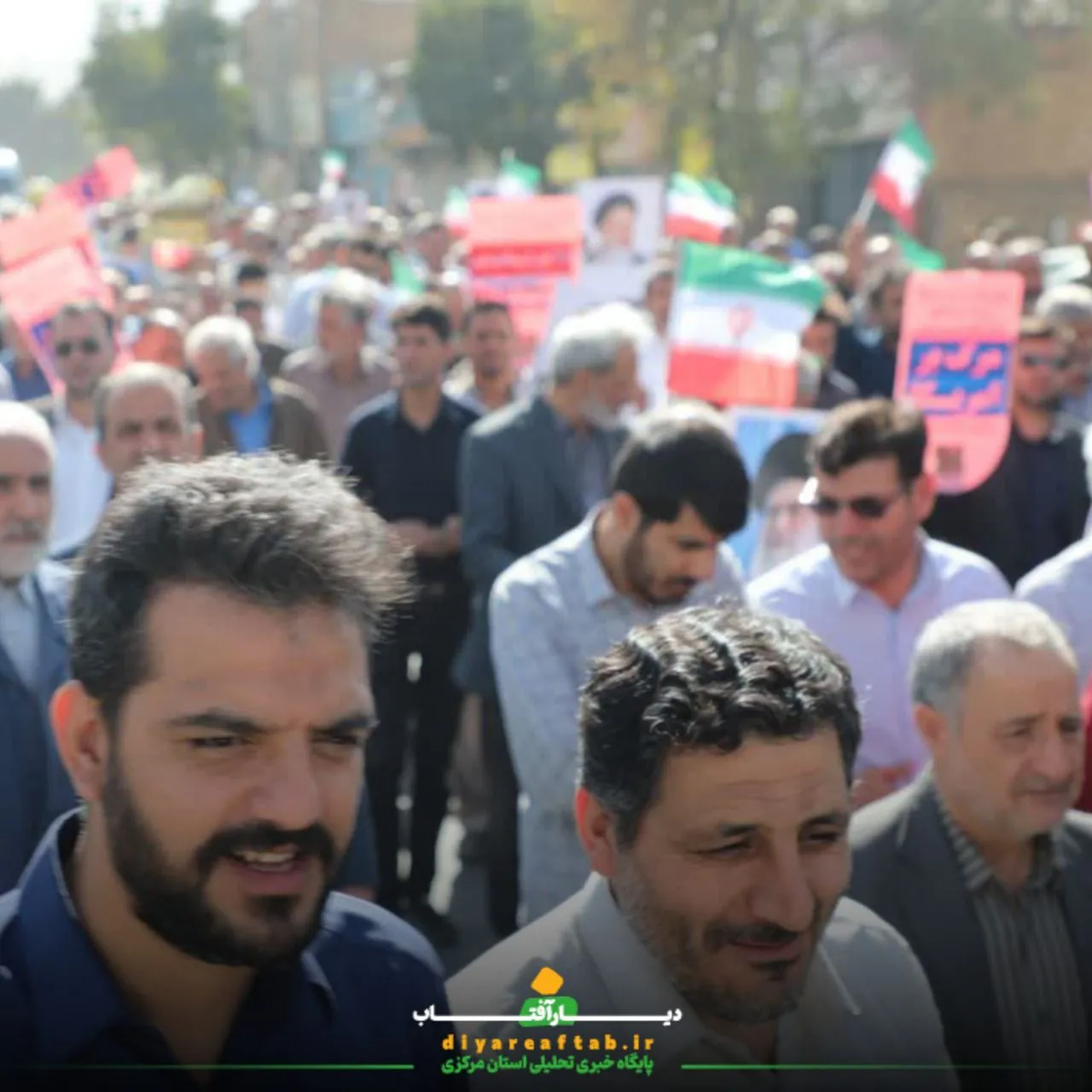 راهپیمایی جمعه‌های خشم در کلانشهر اراک برگزار شد