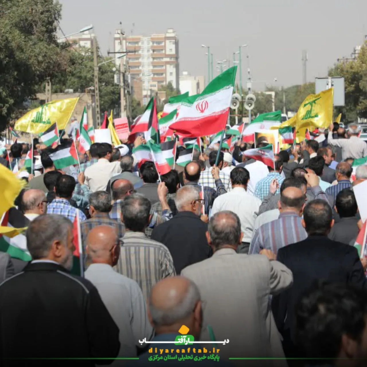راهپیمایی جمعه‌های خشم در کلانشهر اراک برگزار شد